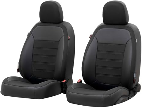 Walser Passform-Sitzbezug Aversa, Schonbezug für VW Golf VII Comfortline 08/2012-03/2021, 2 Einzelsitzbezüge Normalsitze