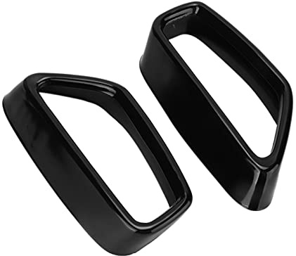 Exhaust Pipe Cover, Exhaust Tip Trim, 2pcs Tailpipe Trim Tail Pipe Tip Cover Gloss Black Replacement for 5 Series G30 G38 2018-2021 Car Tail Muffler Covers