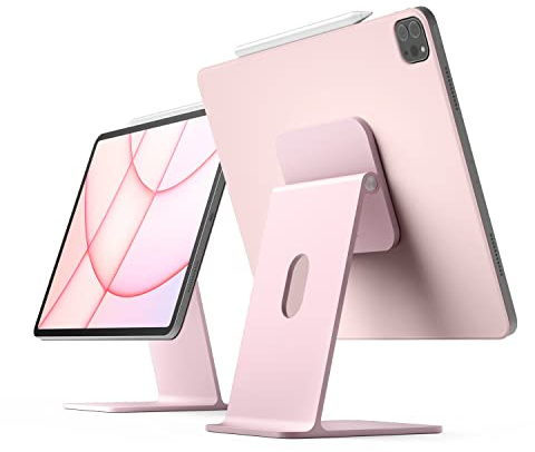 elago Magnetischer Tablet-Ständer für iPad/Nintendo Switch 2 | Kompatibel mit iPad Pro 12,9″ (6/5) und 11″ (4/3), Air 10,9″ (5/4), Mini 8,3″ (6), Nintendo Switch 2 (Sandrosa)
