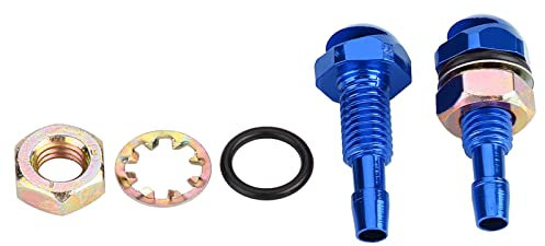 Buse de Lave-Glace, Essuie-Voiture Nettoyant en Vaporisateur Gicleur Lave-Glace Avant, 2pcs Buse De Lave-Glace De Pulvérisateur De Pare-Brise Avant De Voiture en Alliage D'aluminium Universel(Bleu)