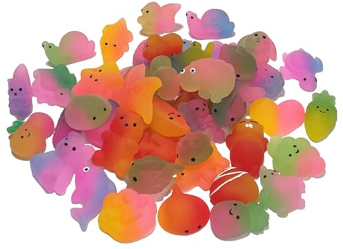 Aiyouwei 30 Stück (zufällige Lieferung) Mochi Squishy der Farbverlaufsreihen,sensorische Squishy Spielzeug,Kinder Geburtstagsgeschenk, Party Gefälligkeiten, Klassenzimmer Prämien, Goody Bag Stuffers