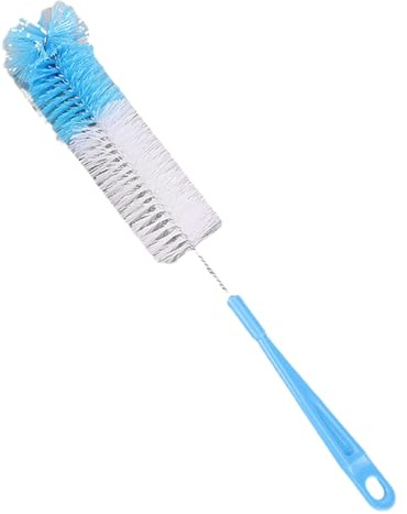 fxwtich Bottle Brush Sturdy Cup Scrubber Water with Long Handle Soft Bristle Design Hanging Hole Multifunctional Efficient Glassware A