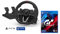 Lenkrad und Pedale Sony Playstation 4/5 lizensiert [Neues Modell kompatibel mit PS5] + Gran Turismo 7 [PS4/PS5]