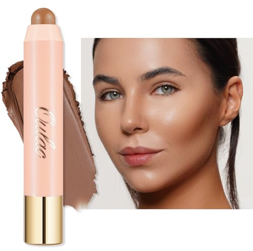 Oulac Contouring Stick - Mehrzweck Konturenstift-Makeup, Angereichert mit Nährenden Inhaltsstoffen, Kein Verkleben oder Ziehen, Mattes Finish, Vegan, C3 Caramel