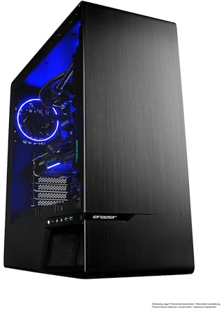 ERAZER Enforcer X10 High-End Gaming Desktop PC (Intel Core i7-14700KF, 32GB Kingston Fury Beast RGB DDR5 RAM, NVIDIA GeForce RTX 4070 Ti SUPER 16GB GDDR6X, 1TB PCIe SSD, Wasserkühlung, Win 11 Home)
