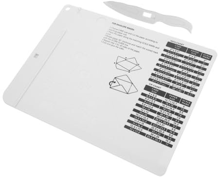 Lurrose Planche à Enveloppes Pour Fabrication Artisanale Outil De Pliage Multi-usages Planche De Marquage Pratique