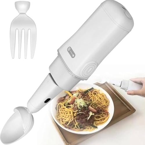 Vaisselle anti-tremblement pour patients, aide à l'alimentation Anati-Shake pour personnes âgées, cuillère anti-tremblement intelligente, cuillère et fourchette fixes