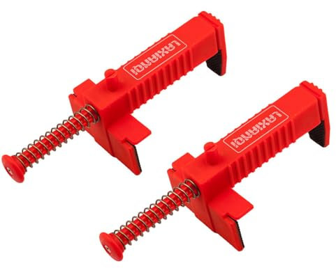 2 x Ziegelschnur-Clips, 15 - 18 cm, Klemmen, Ziegelschnur zum Positionieren von Maurern, Abziehern, Schnurspannern