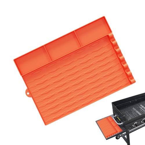 Tapis de cuisson en silicone pour barbecue extérieur, baguettes et couverts, coussinets de protection isolants pour support de barbecue