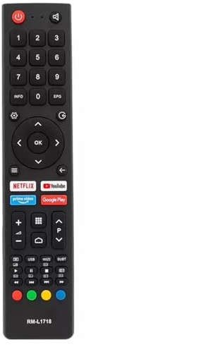 XINFUTE HUAYU RM-L1718 Universal-Fernbedienung für CHIQ AKAI CHANGHONG JVC OK TV-Fernbedienung