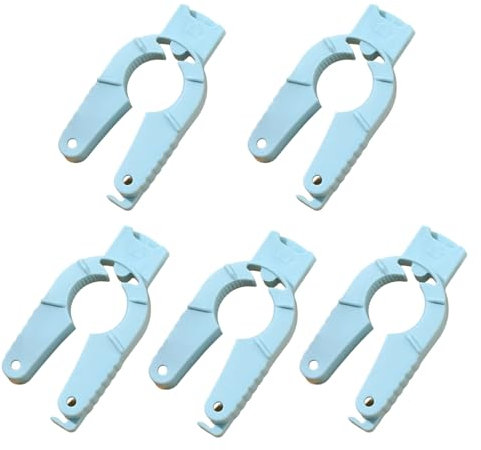 LUOFENG Confezione da 5 apribottiglie in plastica multiuso 3 in 1 per bottiglie d'acqua e apriscatole per mani anziane e artrite