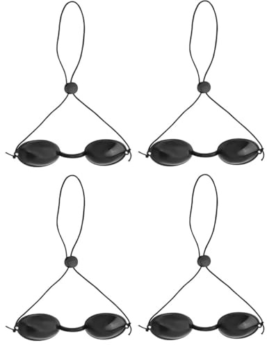 YUSHOW 4 occhiali da solarium, occhiali abbronzanti protezione per gli occhi del lettino occhiali di sicurezza laser per le donne occhiali da sole per abbronzatura occhiali da sole per prendere il