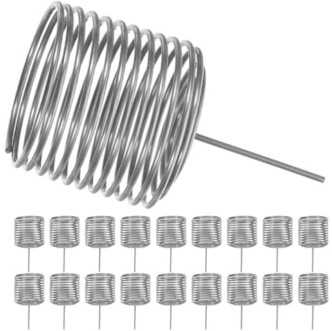 Yardenfun Cesta de Fertilizante para Bonsáis de Acero Inoxidable Grande 20 Unidades Contenedor para Nutrición de Orquídeas y Plantas Maceta Adecuado para Jardín y Cultivo Interior