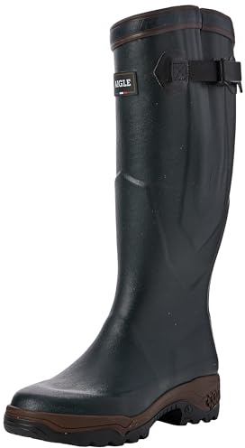 Aigle PARCOURS 2 VAR – Herren-Gummistiefel | Ermüdungsfrei, wadenhoch mit verstellbarem Riemen | Ideal für Jagd, Arbeit und Landwirtschaft | 100 % wasserdicht