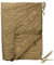 Mil-Tec Poncho Liner Steppdecke • Leichte Outdoor Decke mit Befestigungsbändern + Packsack • Vielseitige Isolierdecke für Trekking, Bushcraft • Campingdecke, Reisedecke, Picknickdecke in Coyote