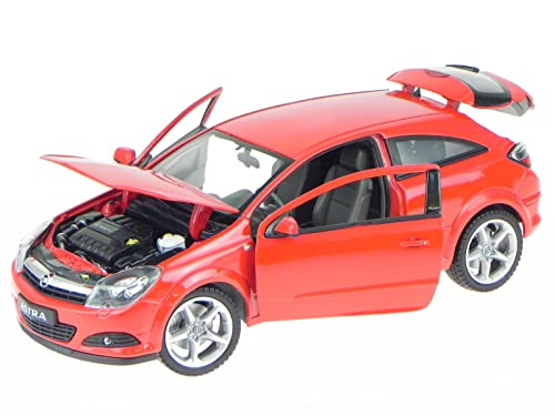 Welly Opel Astra H GTC 2005 rot Modellauto 12563 1:18