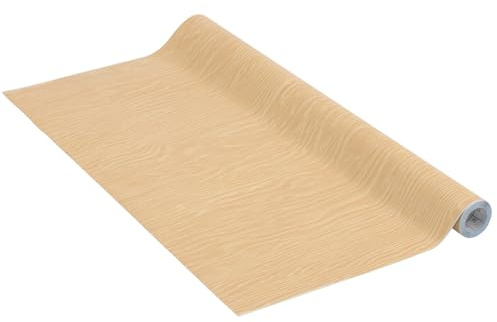 Venilia Papier adhésif | effet bois Perfect Fix® Pin naturel | 67,5cm x 2m, Épaisseur 150μ | Film autocollant pour meuble et cuisine, film décoratif, papier peint | PVC sans phtalates | Fabriqué en UE