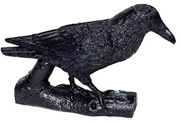 Franzbogen - Kolkrabe; Ziel BZW. Zielscheibe für den Bogensport, Bogenschießen, Pfeil und Bogen, Armbrust Sport, aus hochwertigem langlebigen Material in 3D
