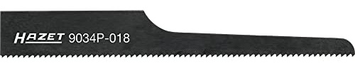 HAZET Stichsägeblätter, 18 Zähne, 5x 9034P-018/5, Packungsinhalt 5 Stück | Länge 93 mm, 21 g, Länge: 93 mm, Antrieb 400120 Bohrmaschine , Schleifmaschine , Meißel , Säge , Schere,