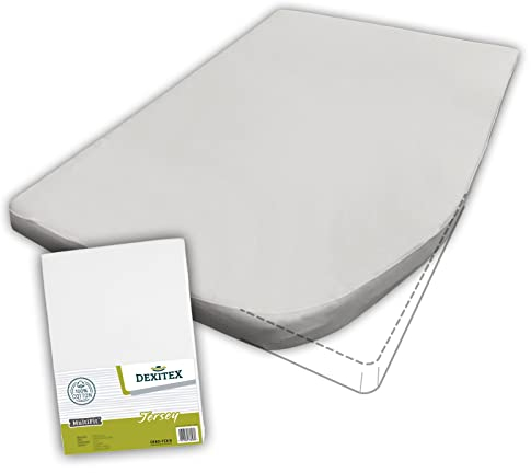 Dexitex - Sabana Bajera Caravana - Autocaravana - Ropa Cama Autocaravana - para Colchon Camper - Sasbana Ajustable - Accesorios Autocaravana -Oeko-Tex - 100% algodón, Esquina Izquierda - Blanco