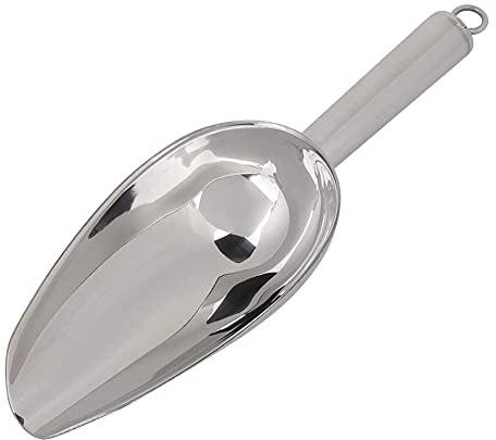 Pala per gelato, in acciaio inox, multifunzionale, paletta per il caffè, pala per la carne e il caffè (8oz)