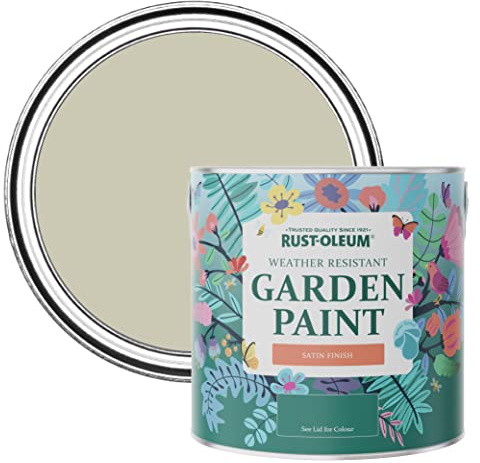 Rust-Oleum Beige Mould-Resistant Garden Paint In Satin Finish - Half Light 2.5L