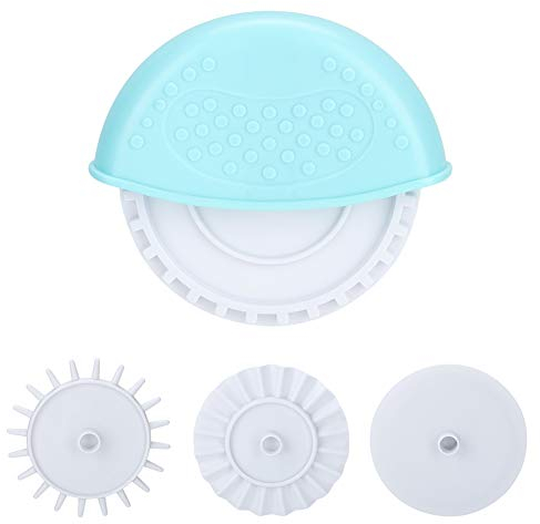 Natudeco 4PCS Home Cake Biscuits Roller Pastry Cutter Wheel Dough Lattice Decorative Cookie Wheel Roller for Pastry Pizza Pie Crust Bread DIY Baking Tool