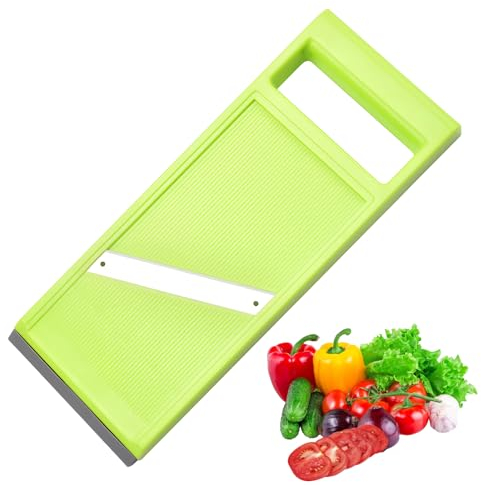 Manual Vegetable Slicer for Kitchen - Handheld Food Chip Maker for Potatoes, Carrots, Onions - Portable Chopper