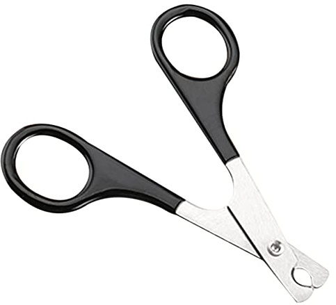 Pillenschere zum Genauen Teilen von Tabletten Rh-203 aus Edelstahl | Scherenform, Teilt in Viertel und Hälften, Passt zu Verschiedenen Formen, Schwarz Zufälliger Stil
