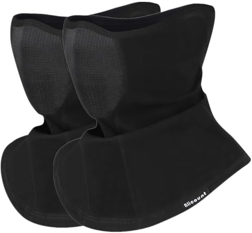 Blicount Schlauchschal Herren Winddicht Multifunktionstuch Halswärmer Warm Winter Halstuch Atmungsaktiv Neckwarmer für Outdoor Skifahren, Motorrad, Fahrrad, Jogging