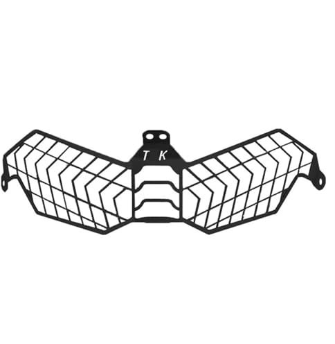 HYPERICIN Motorrad Scheinwerfer-Schutz Motorrad Scheinwerfer Schutz Grille Abdeckung Für Benelli TRK702 2023 Scheinwerfer Kopf Licht Grill Wache Schild Schutz Motorrad Hauptscheinwerfer(2)