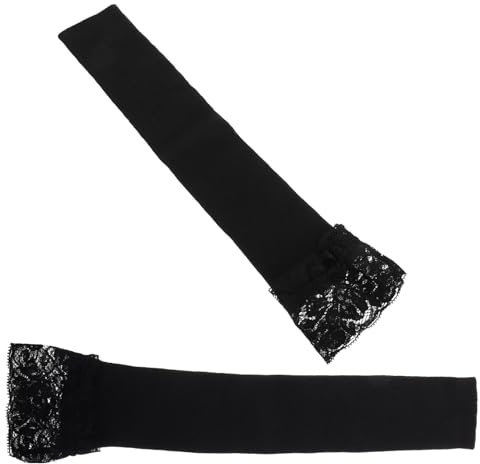 VALICLUD 1paar Damen Fingerlose Spitzenhandschuhe Elegante Armstulpen Mit Langen Ärmeln Gestrickt Für Frühling Und Herbst Feminines Design Vielseitig Kombinierbar