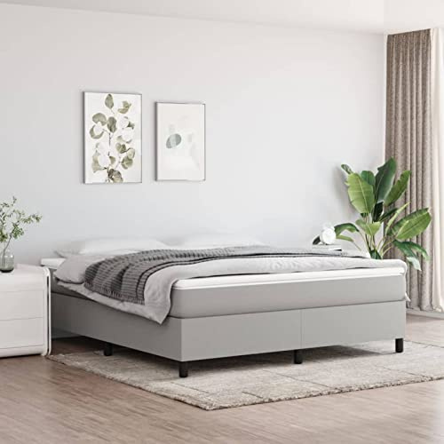 Festnight Bett 180x200 cm Polsterbett ohne Kopfteil Jugendbett Bettgestell Doppelbett Einzelbett Gästebett Bettrahmen Schlafzimmer Bett Jugendzimmer