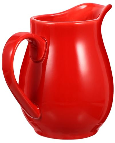 POPETPOP Ceramic Gravy Sauce Boat with Saucer Elegant Dipping Sauce Cup for Condiments Fruits Dripless Pour Spout for Home Restaurant Catering Use