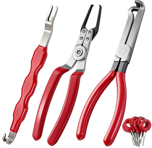 Juego de 4 herramientas de separación de conectores eléctricos, extractor de enchufe eléctrico, extractor de enchufe eléctrico para reparación de automóviles