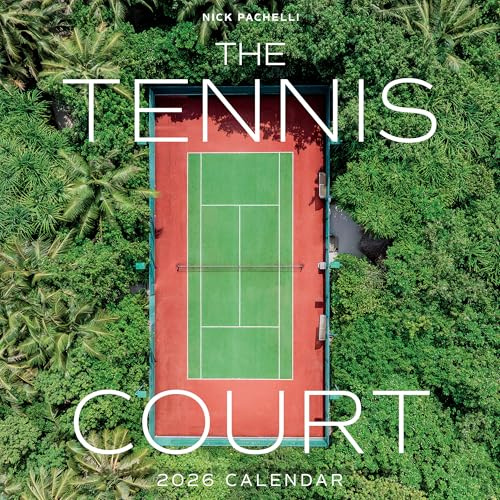 The Tennis Court Wall Calendar 2026: A Year of the World's Greatest Tennis Courts