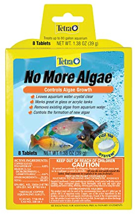 Tetra No More Algae Tablets for Aquariums, 8 Count