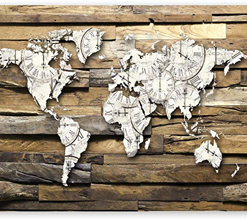 Fotomurale murando Carta da parati 400x280 cm TNT Murale alla moda Decorazione da Muro XXL Poster Gigante Design Carta per pareti Mappa del mondo k-A-0028-a-d