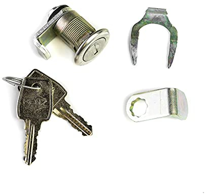RENZ Hebelzylinder mit 2 Riegel. Universalzylinder, Hebelzylinder, Schrankschloss, Spindtürschloss, Türschloss, Schubladenschloss, Zylinderschloss, mit 2 Schlüssel/RENZ 448/EL