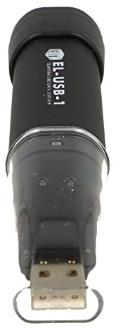 LASCAR EL-USB-1 USB Temperature Data Logger, -35°C to +80°C Range, 16,000+ Readings Capacity, IP67 Waterproof Digital Temperature Recorder with EasyLog Software for Monitoring Storage.