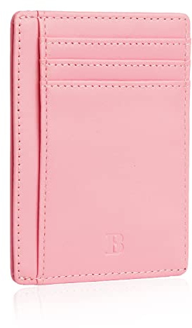 Bronzi® Portafoglio Porta Carte di Credito - Portafoglio Uomo Donna Slim Porta Carte Uomo - PortaCarte Mini - Protezione RFID - Confezione Regalo Smart Design Italiano