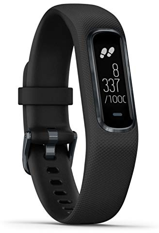 Garmin [renewed] vívosmart 4 Fitness-Tracker - stilvolles Design, Herzfrequenzmessung, Schlafanalyse [Generalüberholt]