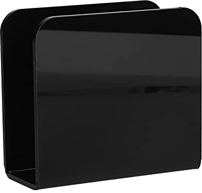 Serviettenhalter, Serviettenspender aus Acryl, Schwarz U förmiger Serviettenständer für Küche, Tisch und Bar