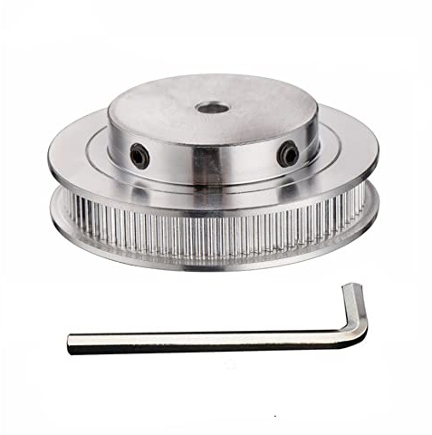 1 Satz GT2 80T Zahnriemenscheibe 10mm Bohrung 2GT Zahnriemenscheibe 80 Zähne für 3D-Drucker CNC Maschine 10mm Breite Riemen 10mm Bohrung 10mm