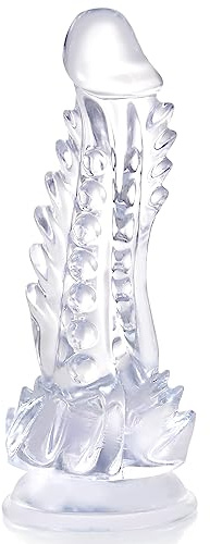 Gros Gode Dragon,23CM Gode Monster Transparent Avec Ventouse,Godemichés Sex Toy Pour Femmes Hommes Couple