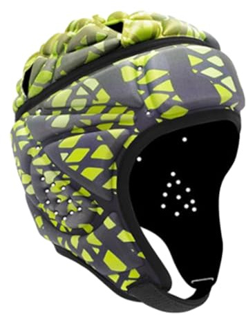 Oshhni Casco da Rugby Casco da Rugby Protezione Donna Uomo Casco da Football Traspirante Copricapo da Rugby per Esigenze Speciali Flag Football, Stile A