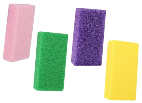 Healvian 12 Stück Bimsstein-Reibbrett Puffer Fußstein Hornhautentferner Natürlicher Entferner Abgestorbener Haut Für Füße Fußfeilen-Pads Peeling-Werkzeug Für Füße