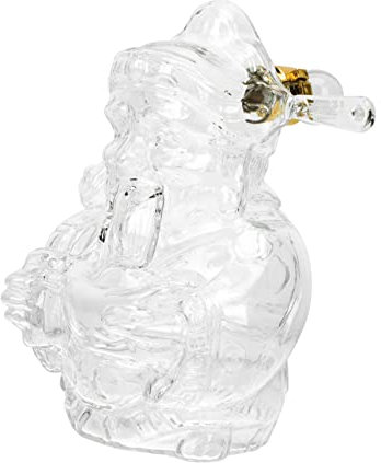 Cabilock Botella De Vino De La Deidad De La Riqueza De Vidrio Transparente para Decoración De Mesa Bares o Eventos Familiares Forma Especial como Obsequio