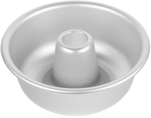 BESPORTBLE Kleine Frankfurter Kranz Backform 16.4cm Aus Hochwertigem Aluminium – Antihaftbeschichtete Chiffon-Kuchenform Für Perfekte Ergebnisse Beim Backen Zu Hause