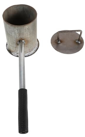 Holibanna Carbon Extinguisher Bbq Fire Pot Steel Outdoor Fire Safety Tool Extinguishing Pot for Camping and Home Use Lid High